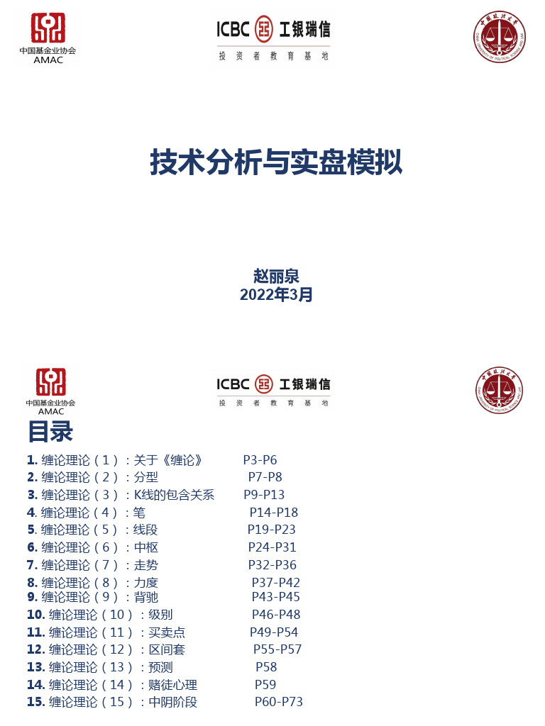 技术分析与实盘模拟| PDF