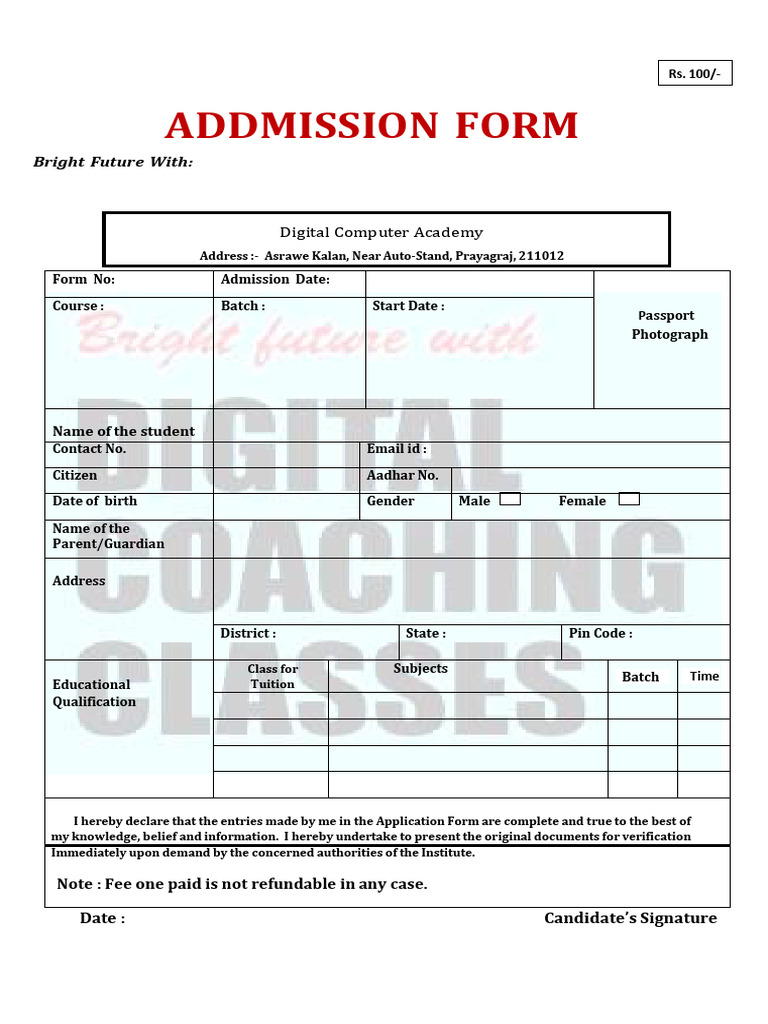 Coaching Form | PDF