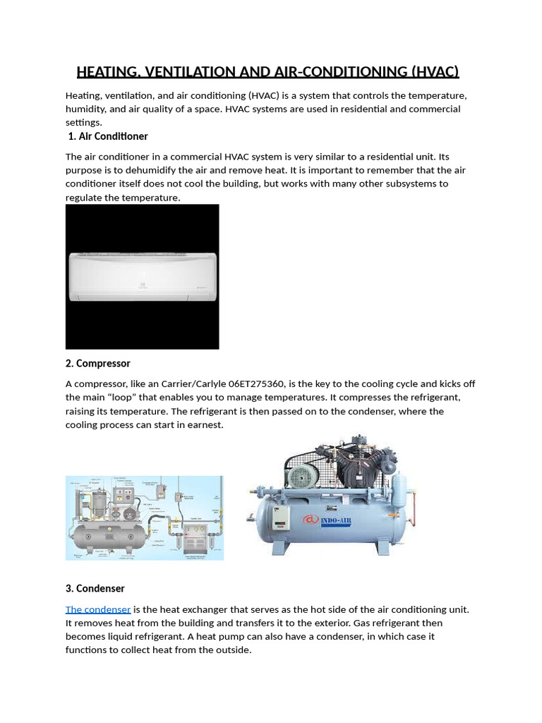 Heating, Ventilation and Air - Conditioning (Hvac) | PDF | Air ...