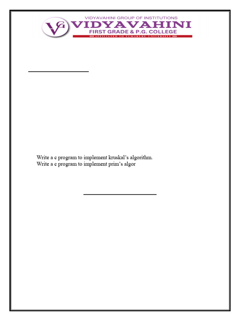 Ada Lab Programs and Viva Questions - Removed | PDF