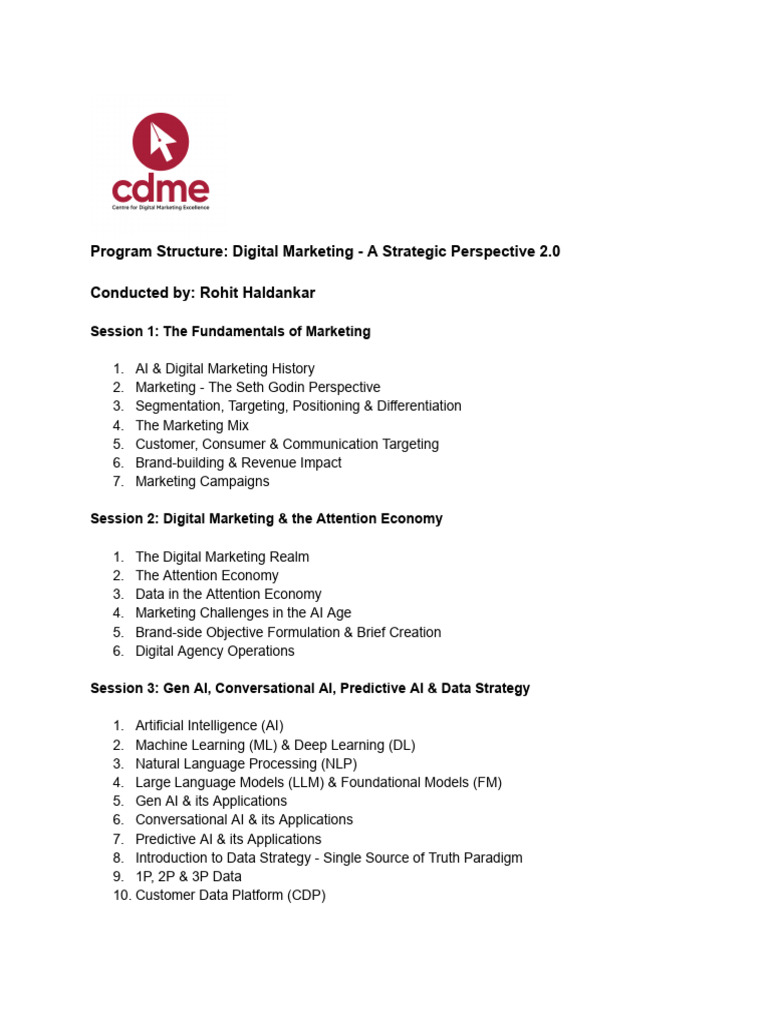 Digital Marketing Strategies by Rohit Haldankar | PDF | Marketing ...