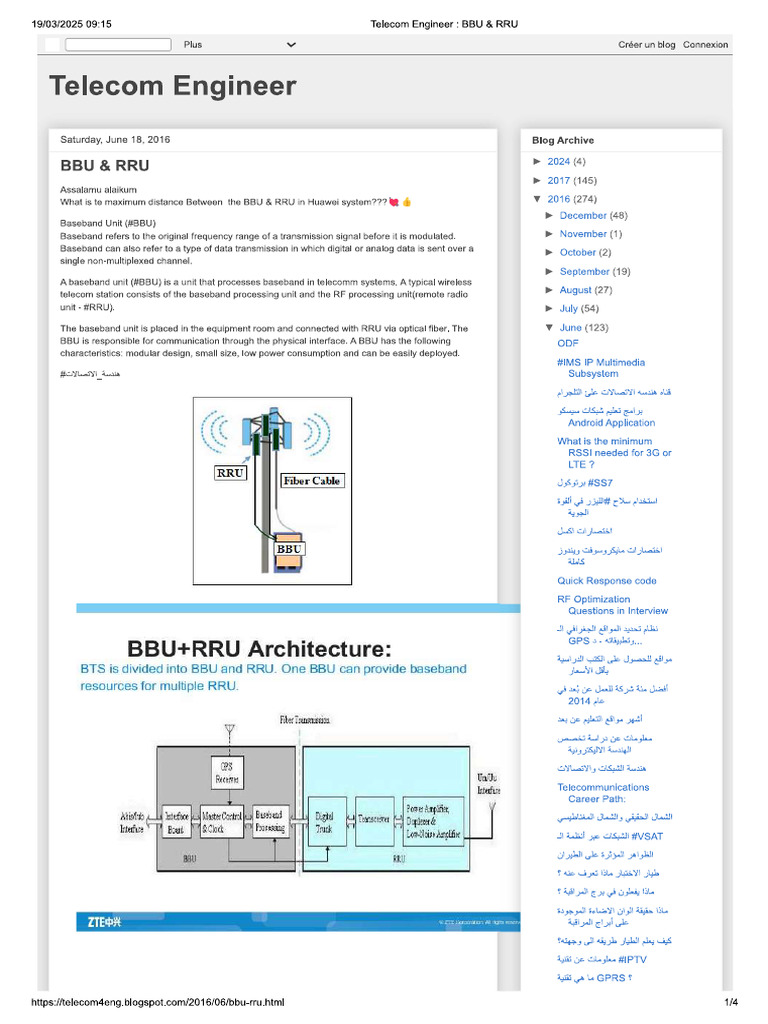 Rru Et Bbu | PDF