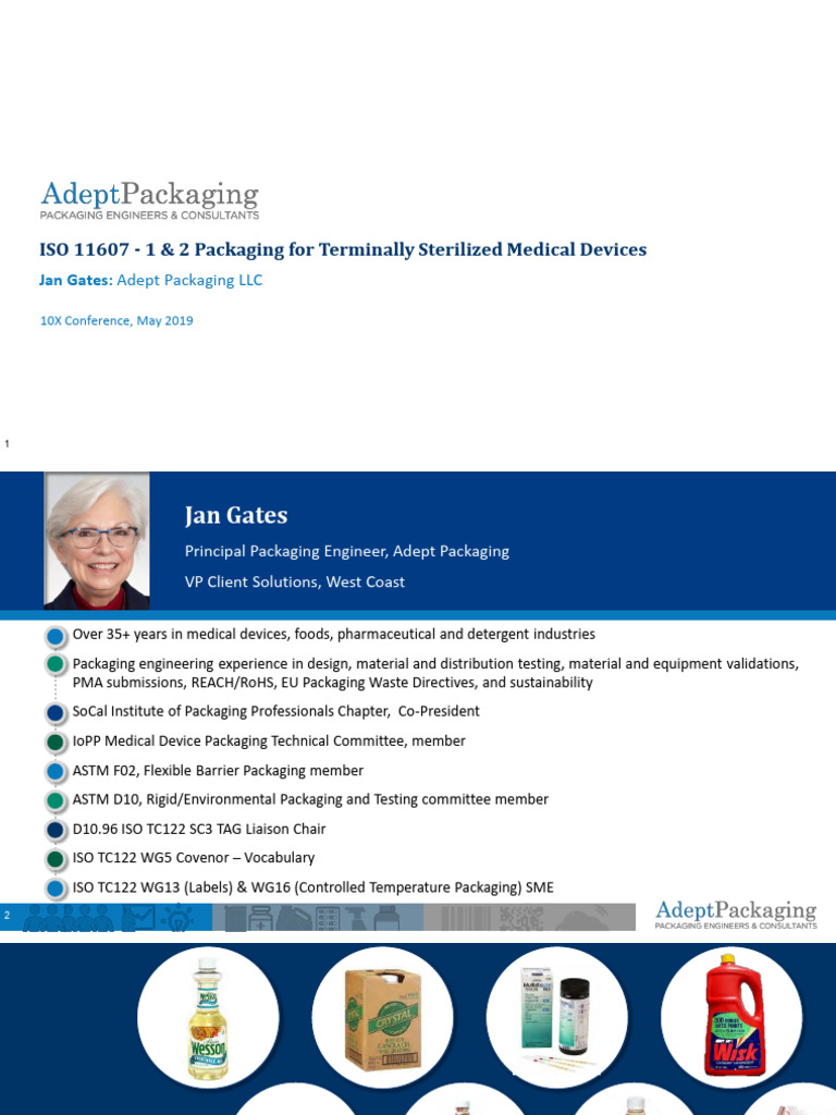 ISO 11607: Packaging Standards Overview | PDF | Sterilization ...