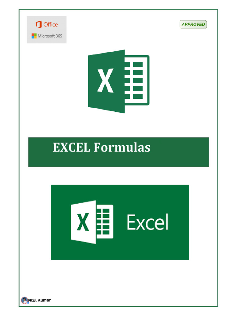 Advanced Excel Formulas | PDF
