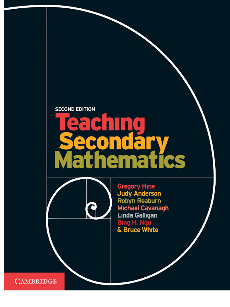 Teaching Secondary Mathematics Guide | PDF | Teachers | Curriculum