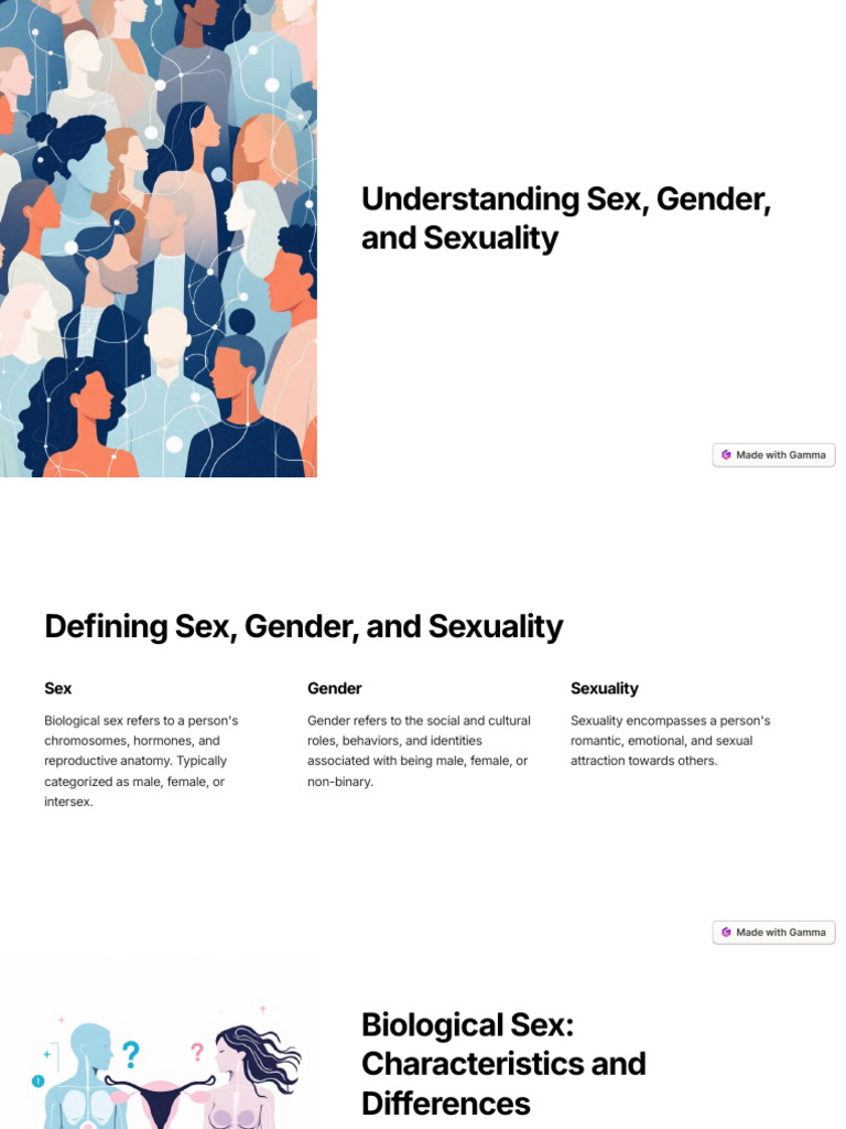 Understanding Sex, Gender, and Sexuality | PDF | Gender | Gender Studies