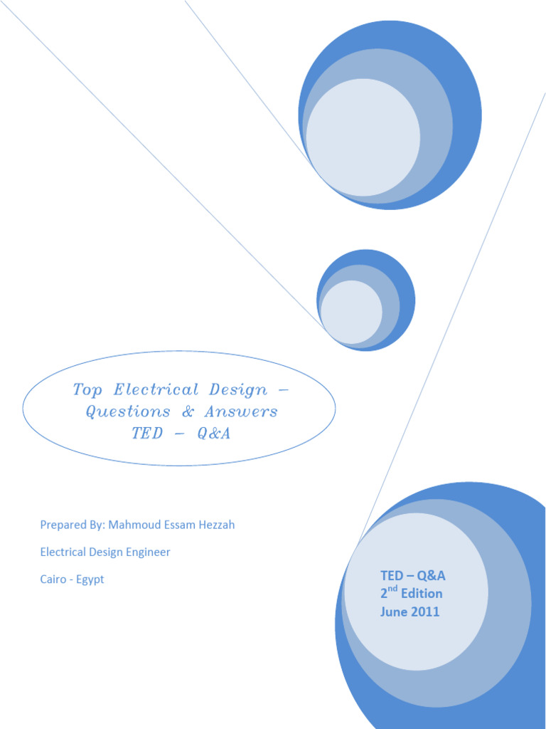 Electrical Design Q&A Guide | PDF | Fluorescent Lamp | Lighting