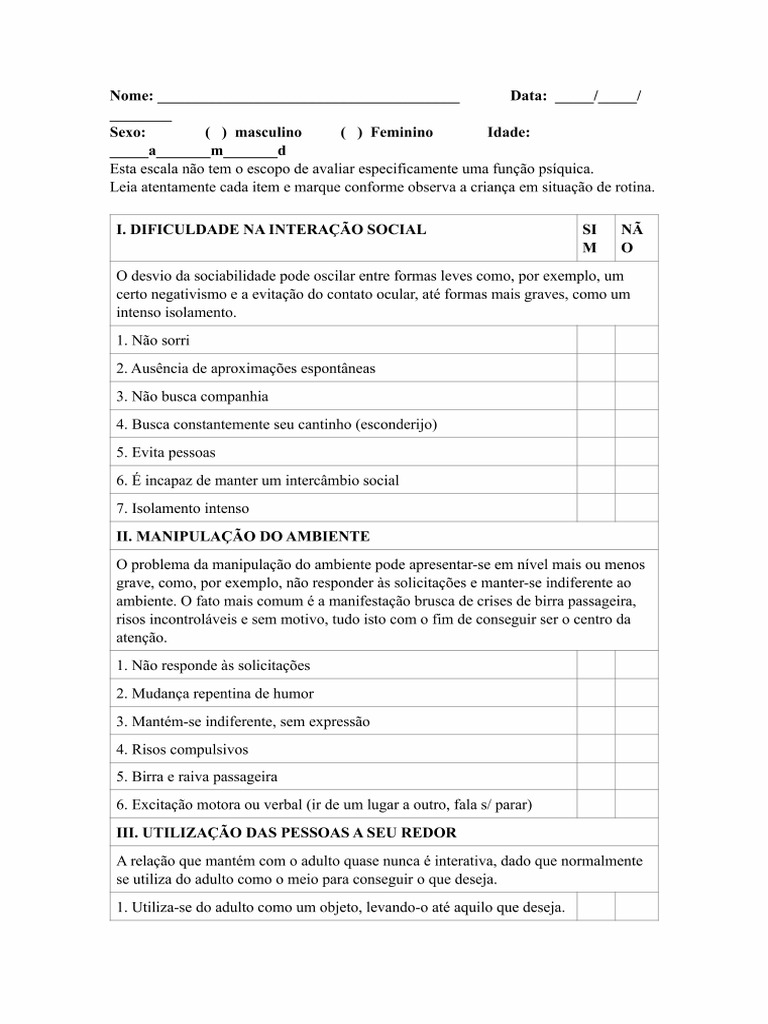 Escala Ata | PDF