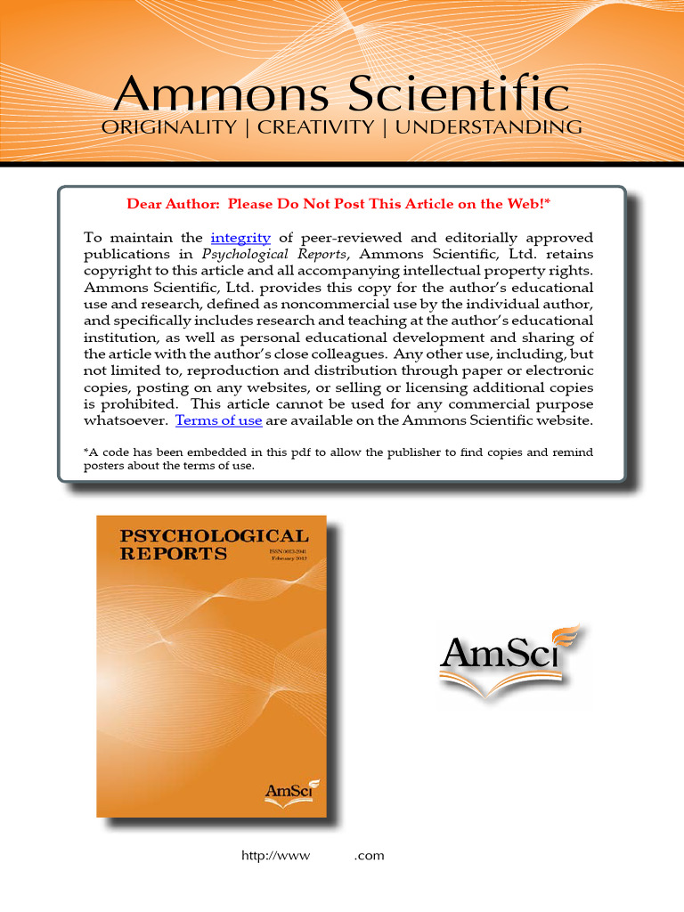 Adaptation and Psychometric Properties of The Student Career | PDF ...