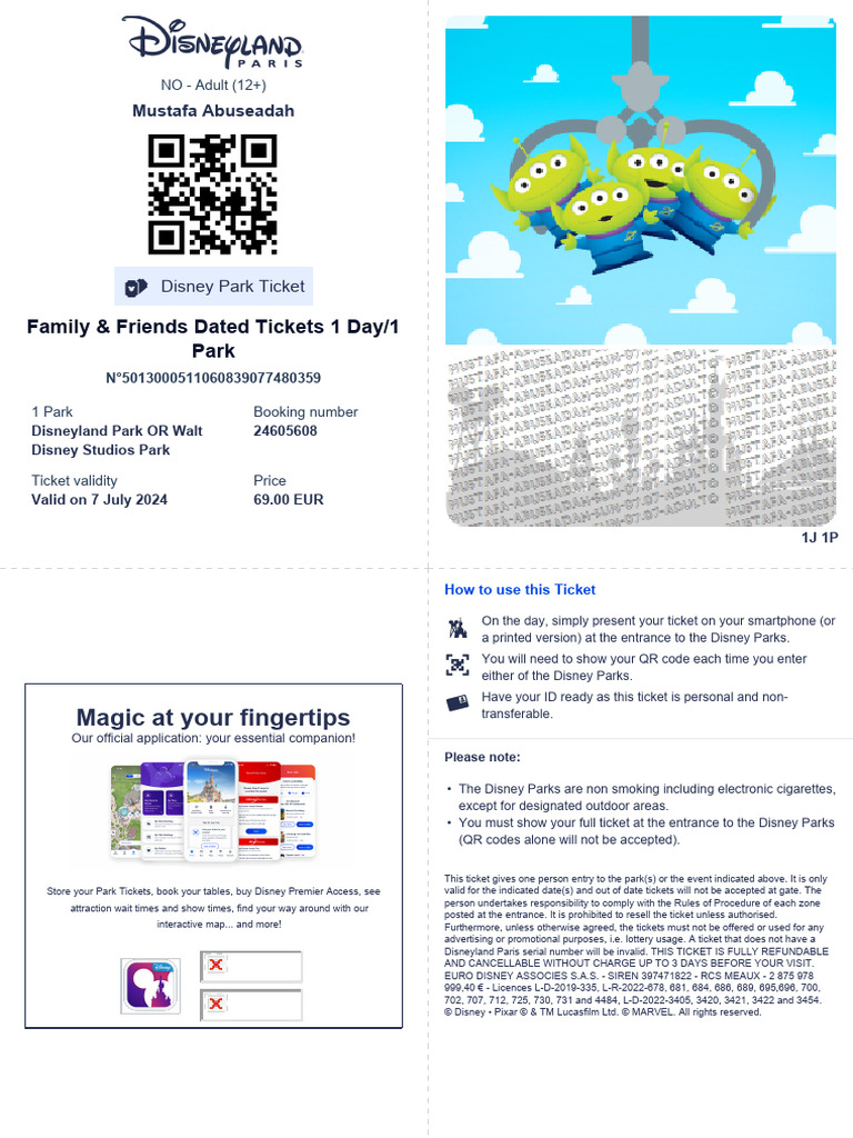 E-Ticket 6 | PDF | The Walt Disney Company