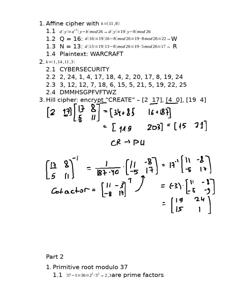Primitive Roots Modulo 19 Explained | PDF