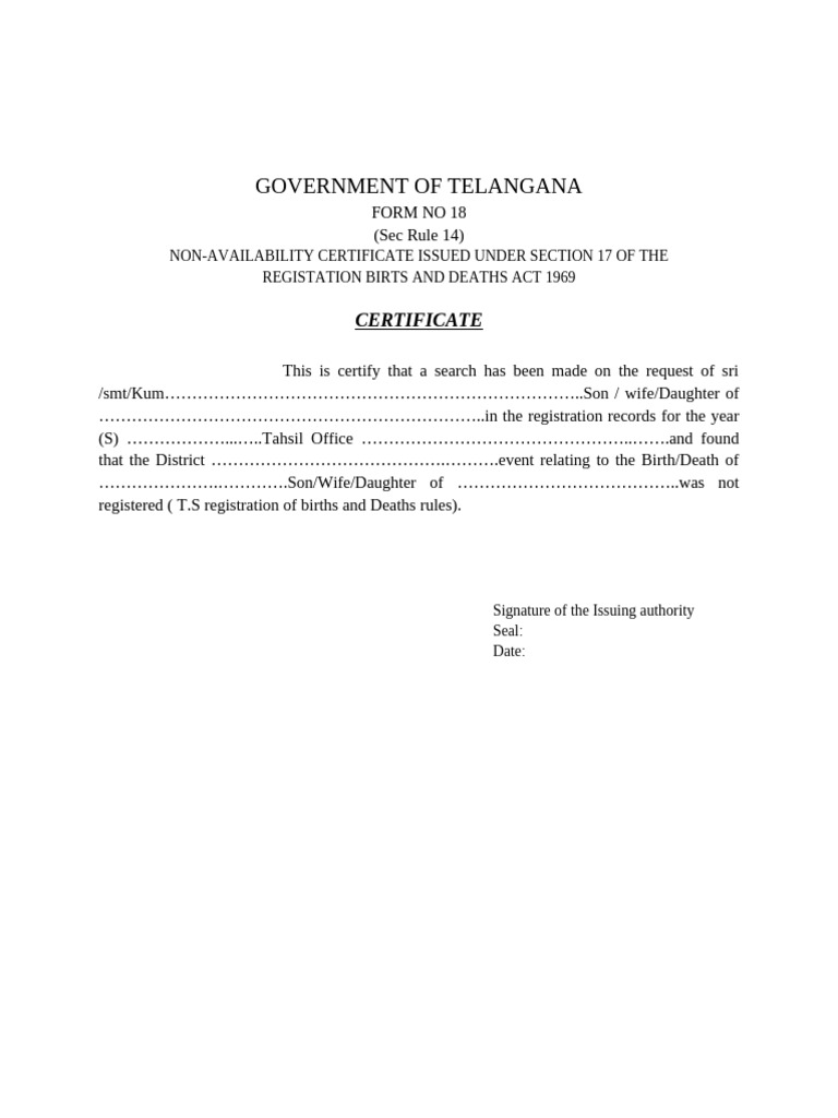 Non Avalaibity | PDF
