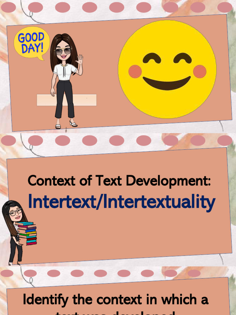 Understanding Intertextuality in Texts | PDF | Intertextuality | Writing