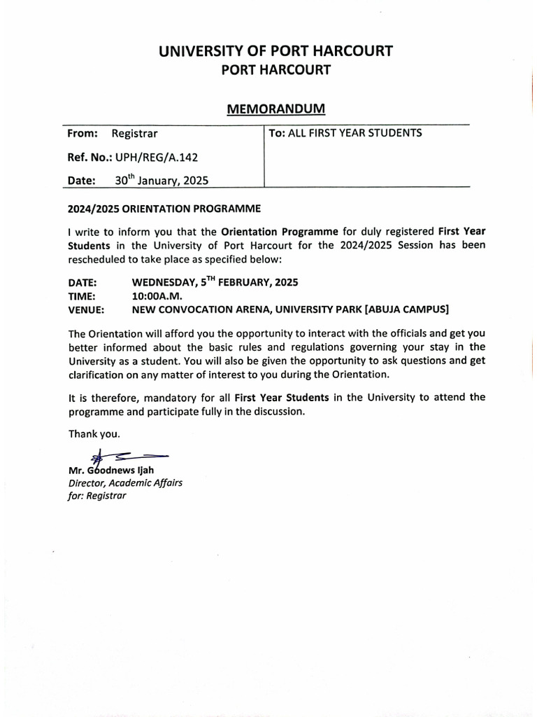 Orientation Exercise Pdf