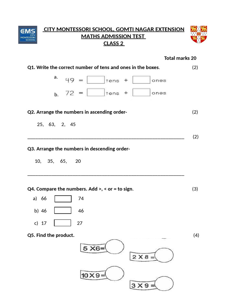 Admission Grade 2 | PDF