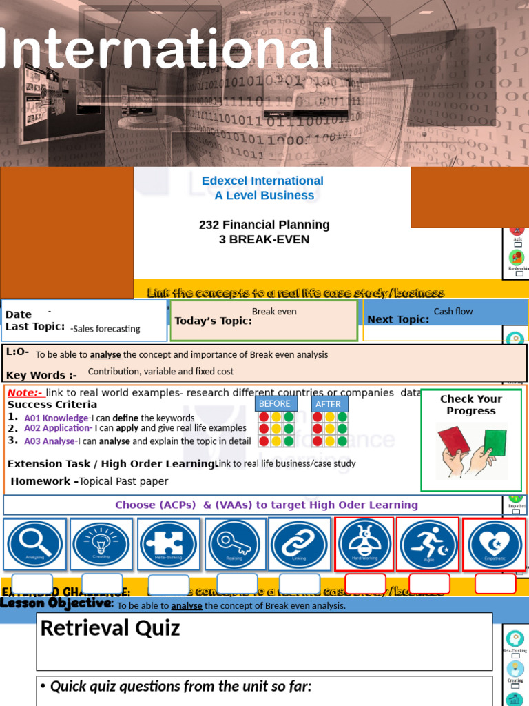 232 3 Break Even v2 | PDF | Business Economics | Financial Accounting