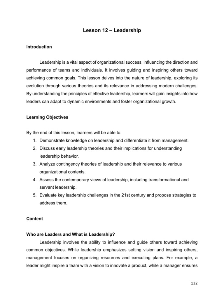 Ten Leadership Theories Explained | PDF | Leadership | Social Psychology