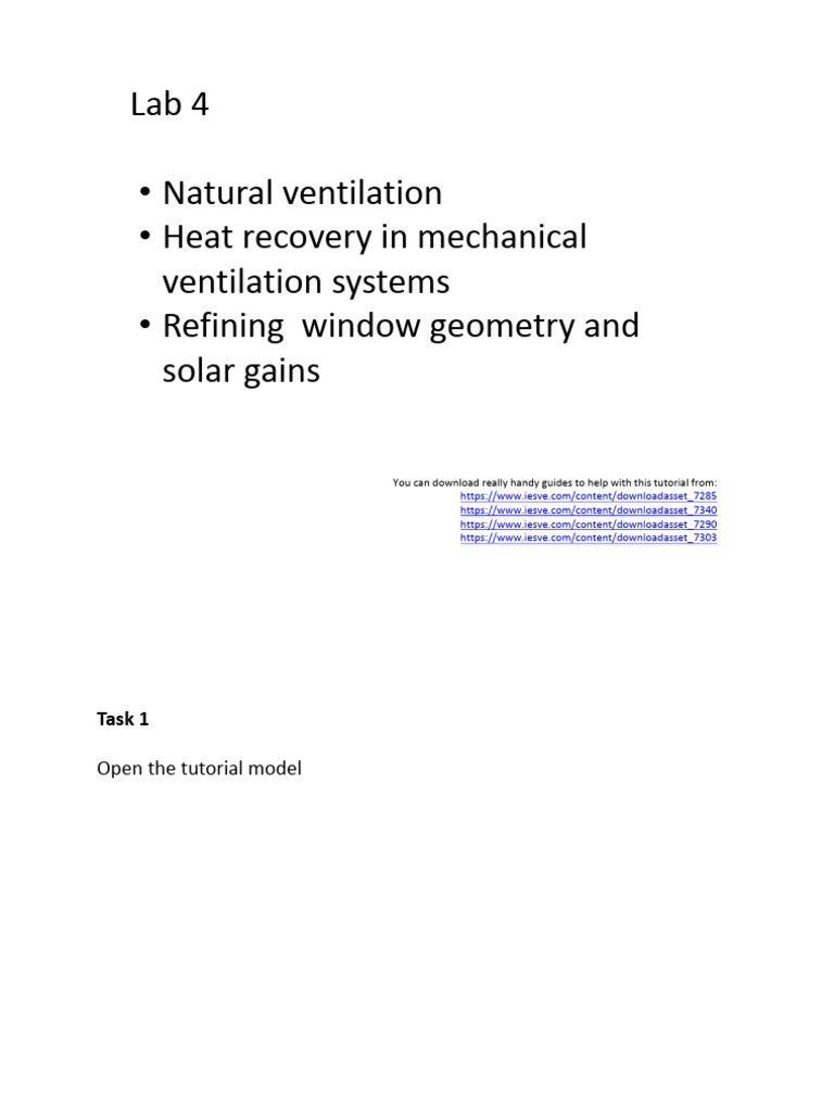 Natural Ventilation Modeling Guide | PDF | Window | Ventilation ...