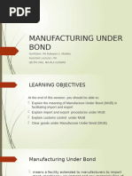 Inward and Outward Processing Explained | PDF | Customs | Supply Chain