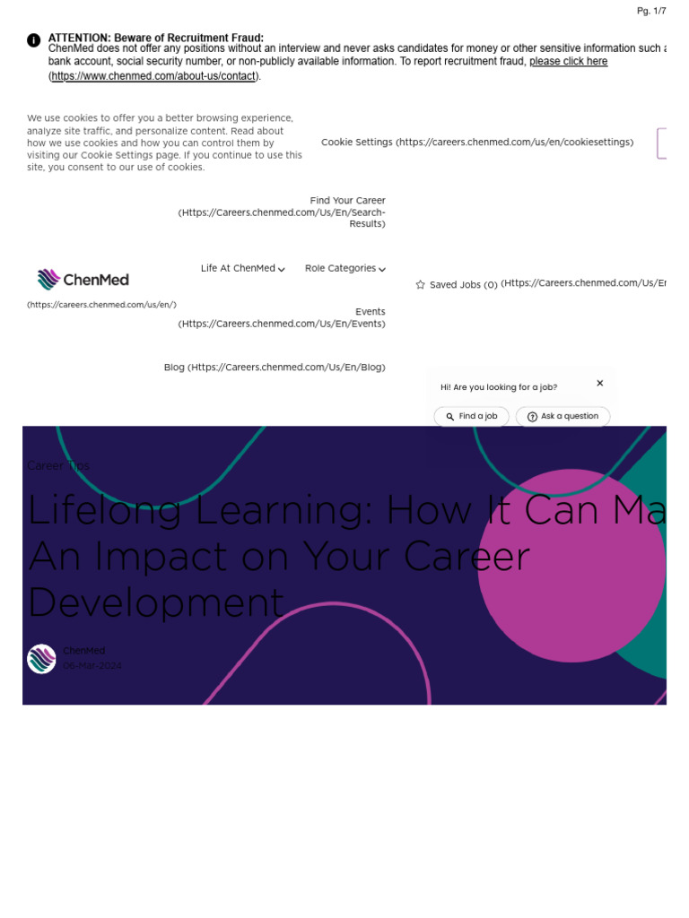 Lifelong Learning for Career Growth | PDF | Learning | Lifelong Learning