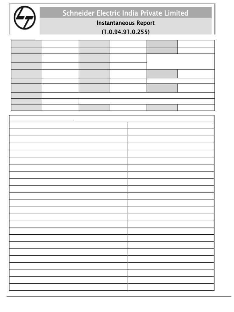 Smart Meter Report - Schneider Electric | PDF | Quantity | Physical ...