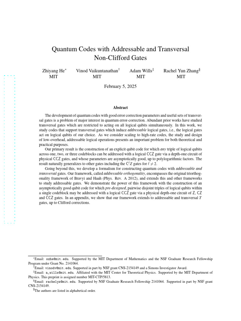 Asymptotically Good Quantum Codes | PDF | Quantum Computing | Mathematics