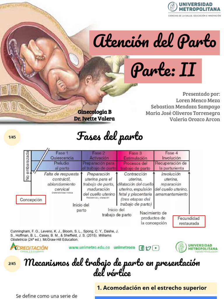Mecanismos y Manejo del Parto | PDF | Parto | Placenta