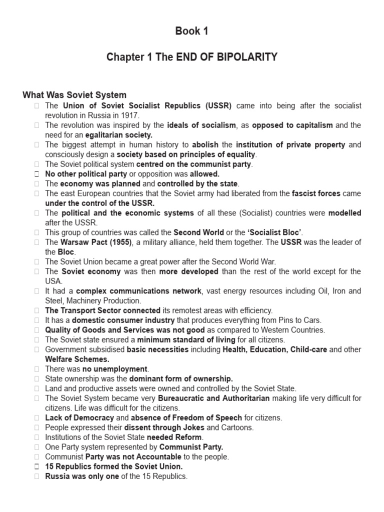 Disintegration of the Soviet Union Explained | PDF | Soviet Union ...