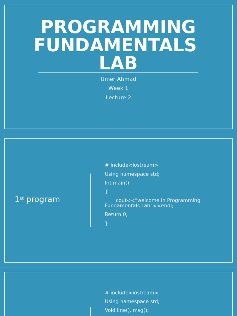 Lec 2 Week 1 Updated | PDF