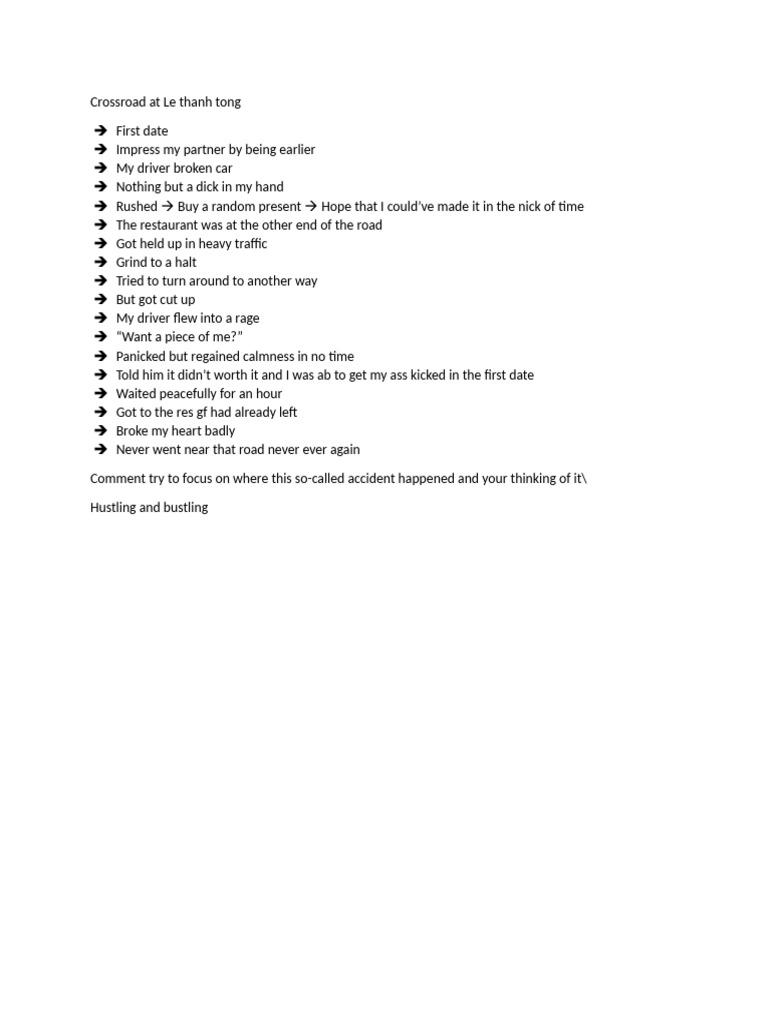 Storytelling Skill Getet Caught Up in Heavy Traffic | PDF