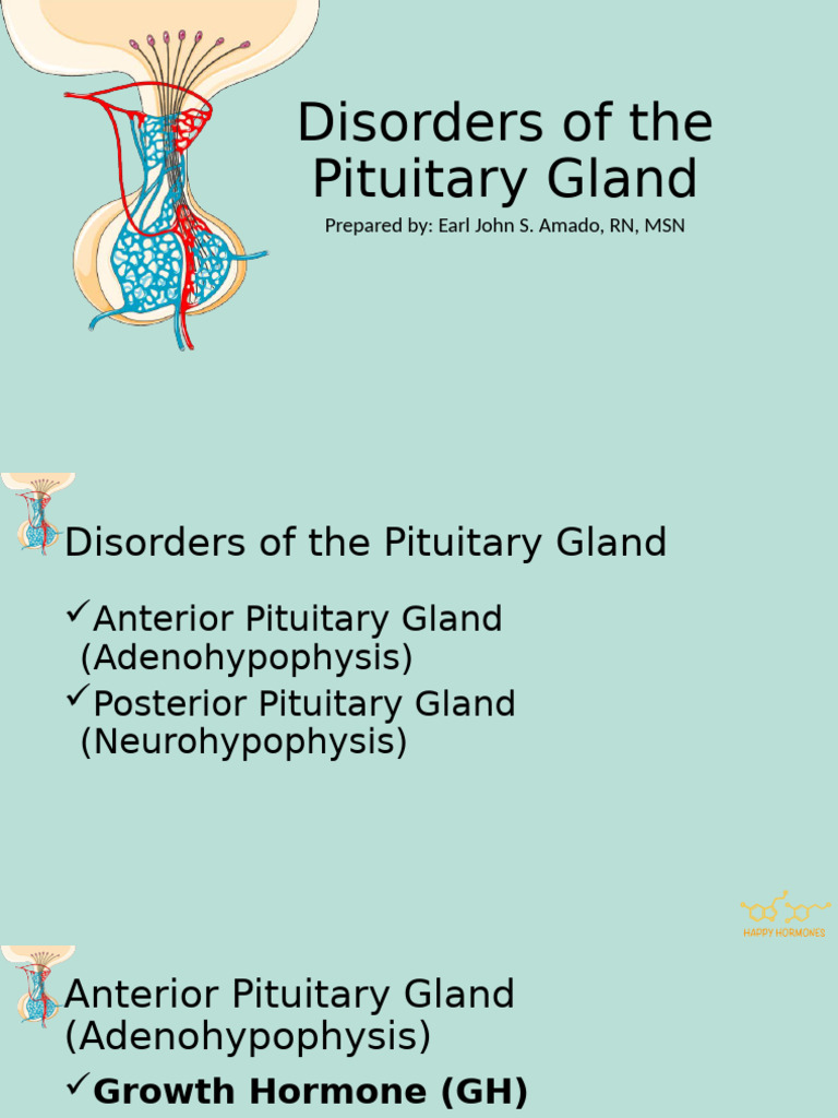 Pituitary Gland Disorders Explained | PDF | Medical Specialties | Glands