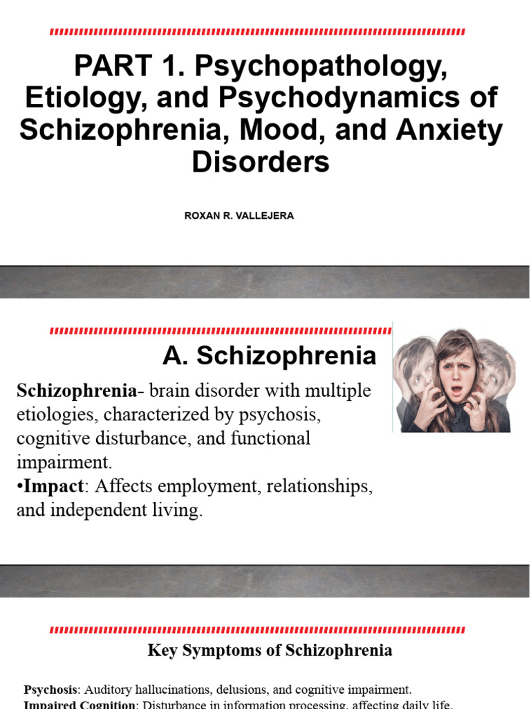 Schizophrenia and Psychotic Disorders Overview | PDF | Psychosis ...