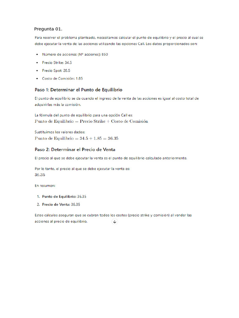Examen Final de Finanzas Corporativas 2 | PDF