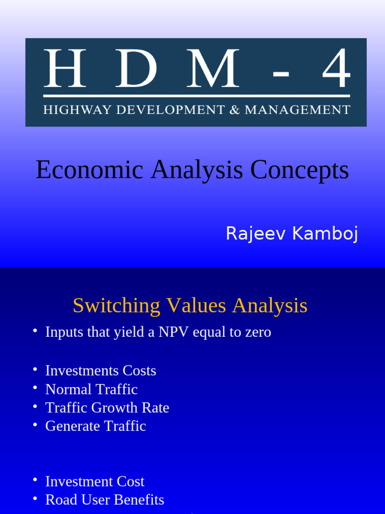Key Concepts in Economic Analysis | PDF