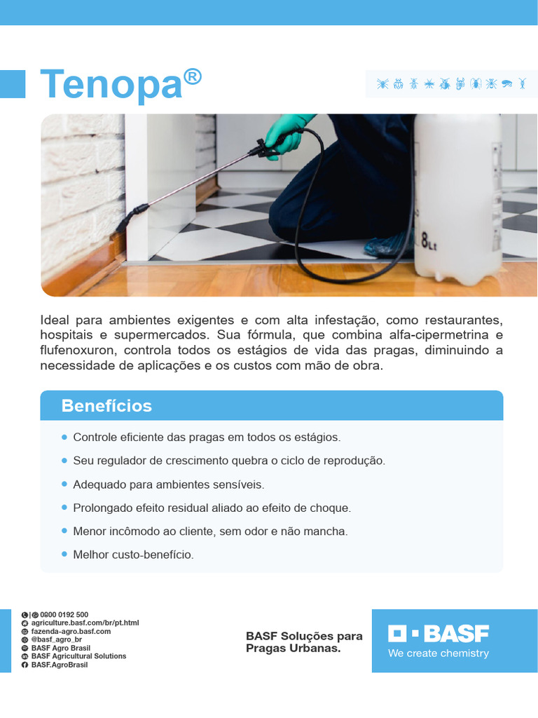 Ficha Técnica do Inseticida Tenopa | PDF | Insetos | Insetos e seres ...
