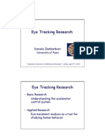 Basic Research On Eye Tracking