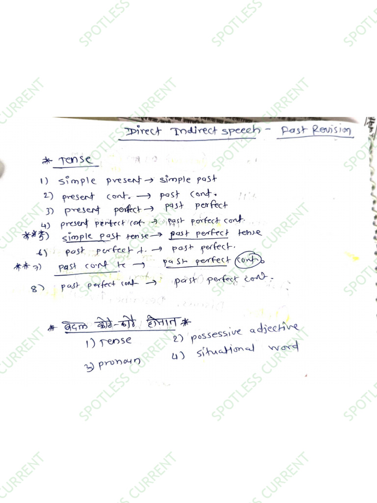 Current Spotless Status Overview Pdf
