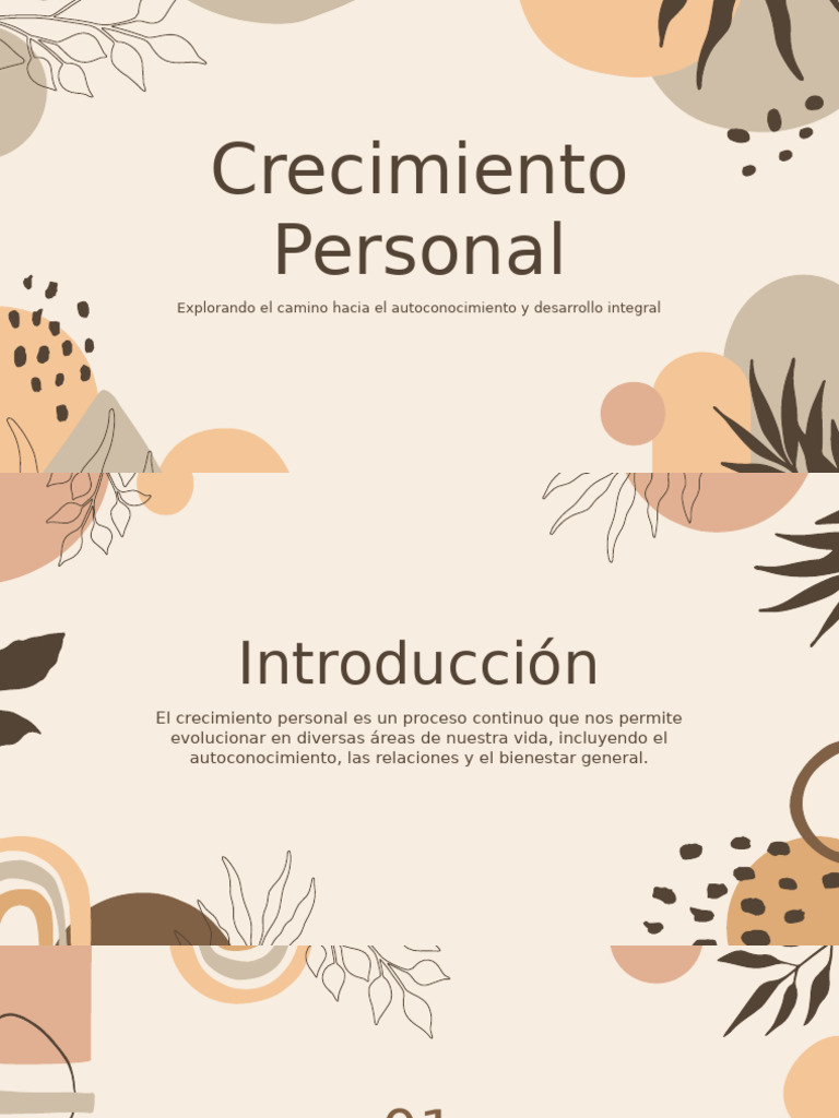 Crecimiento Personal | PDF | Las emociones | Autoestima