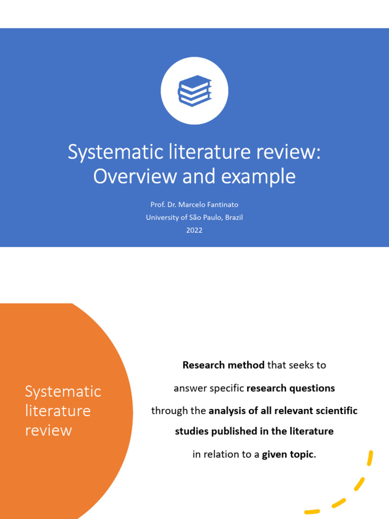 Systematic Literature Review - Marcelo Fantinato | PDF | Systematic ...