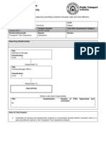 Train Driver Job Description Form