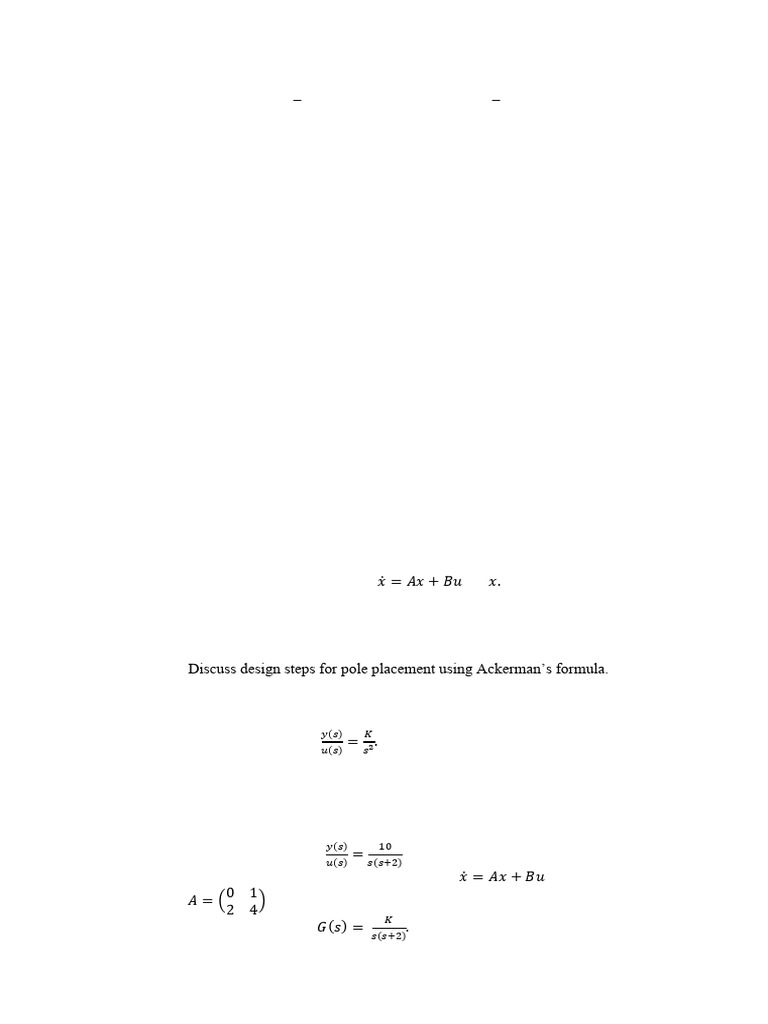 Control System Design Exam Paper 2022 | PDF | Control Theory | Capacitor
