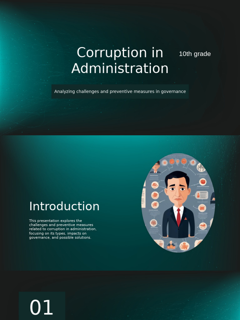 Corruption in Administration: Challenges & Solutions | PDF | Corruption ...