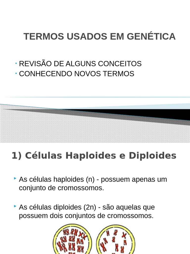 Slide Termos em Genética | PDF
