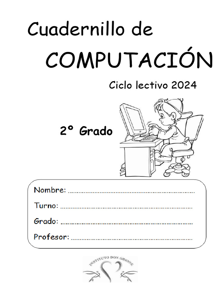 Cuadernillo de Computación 2024 | PDF | Informática | Hardware de la ...