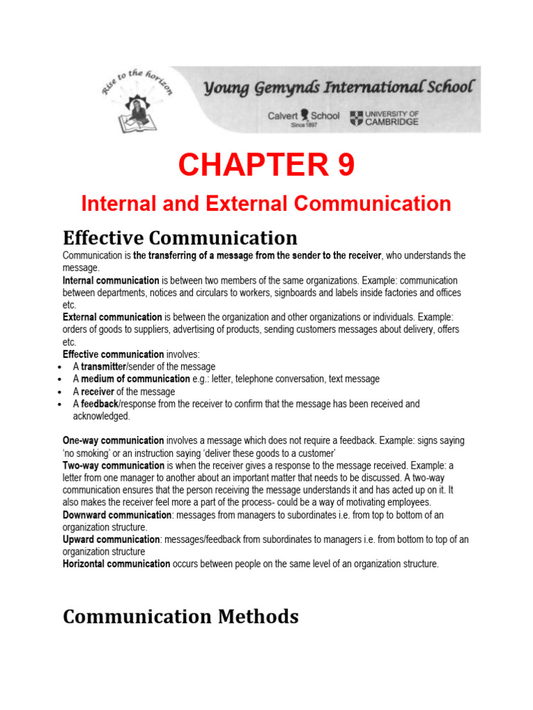 Confirming Message Receipt in Communication | PDF | Communication ...