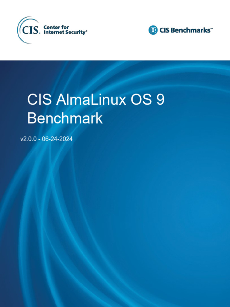 CIS AlmaLinux OS 9 Benchmark Guide | PDF