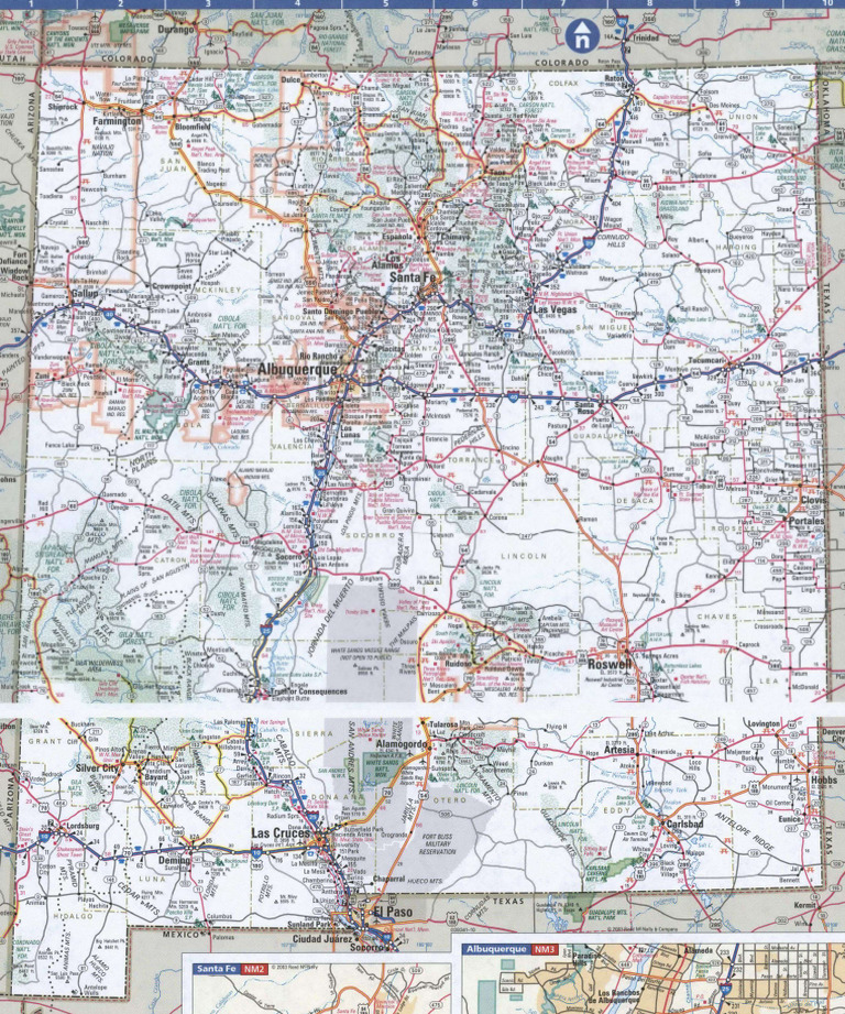 New Mexico Road Map | PDF