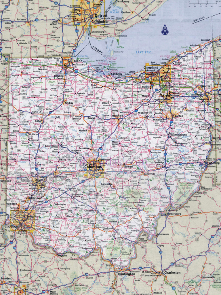 Ohio Road Map | PDF