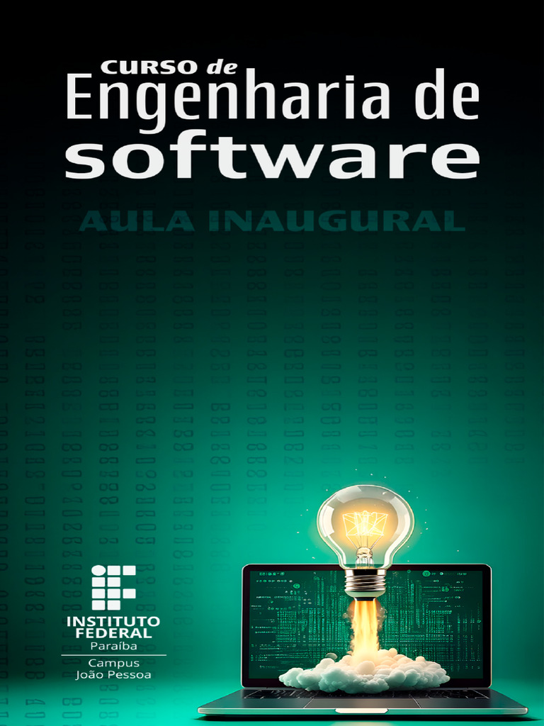 Folder Aula Inaugural Engenharia de Software | PDF