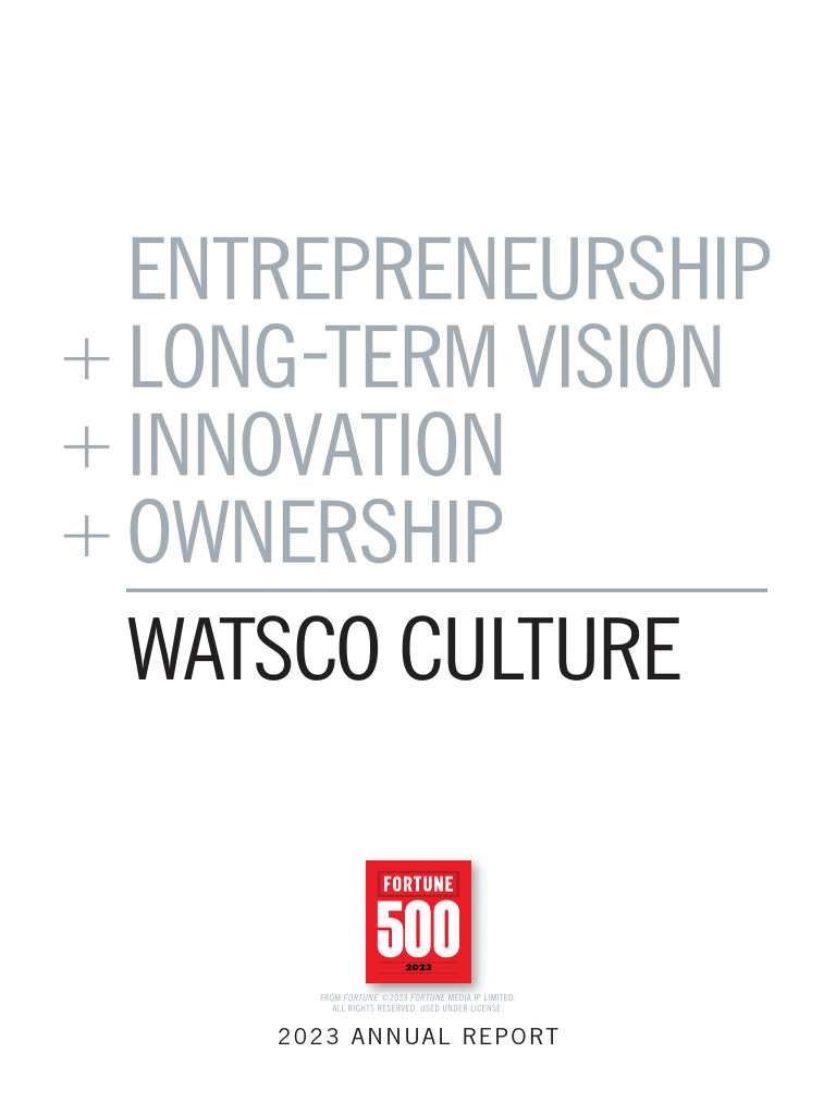Watsco | PDF | Goodwill (Accounting) | Valuation (Finance)